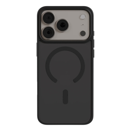 Чехол для iPhone 18 Pro Max с MagSafe AceCase Soft Rim Чёрный