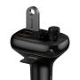 Автомобильное зарядное устройство с функцией FM-трансмиттера Baseus Quick Charger T typed Wireless MP3 (CCTM-B01) Черный Автомобильное зарядное устройство с функцией FM-трансмиттера Baseus Quick Charger T typed Wireless MP3 (CCTM-B01) Черный
