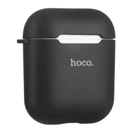 Чехол для Apple AirPods hoco. Soft Case Black, черный Чехол для Apple AirPods hoco. Soft Case Black, черный