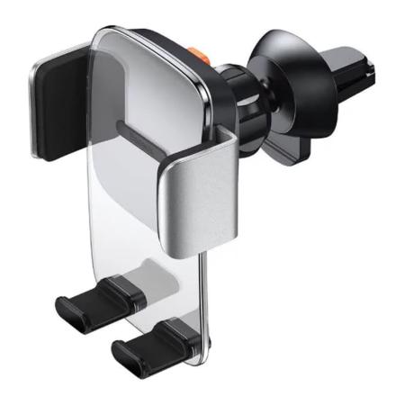 Автомобильный держатель Baseus Easy Control Clamp Car Mount Holder (Standard) For Air Outlets Silver (SUYK010112) Серебристый Автомобильный держатель Baseus Easy Control Clamp Car Mount Holder (Standard) For Air Outlets Silver (SUYK010112) Серебристый