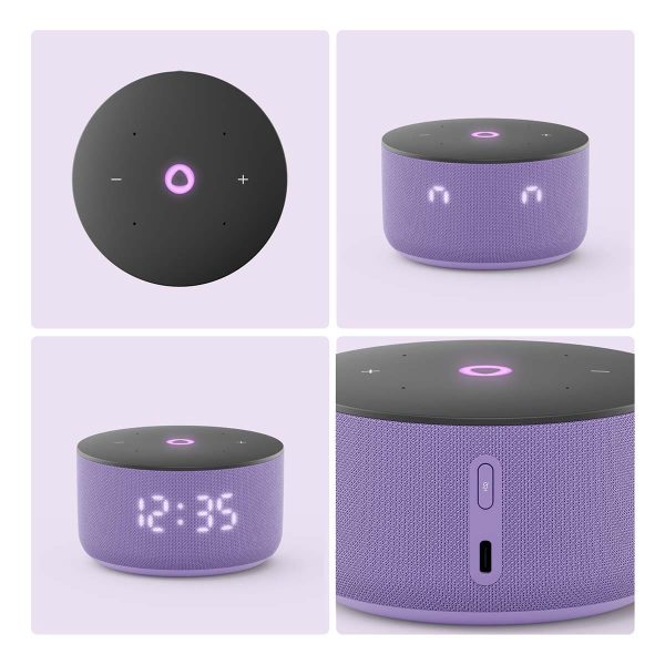 Умная колонка Яндекс.Станция Мини 3 (с часами) Лиловый