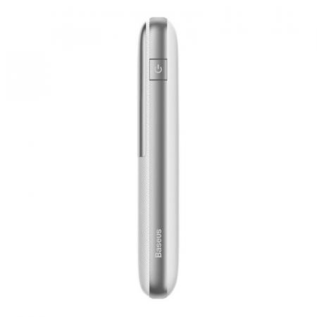 Внешний аккумулятор Baseus Bipow Pro Digital Display Fast Charge 10000mAh 22.5W с кабелем USB - Type-C, 3A, 0,3 м PPBD2-1022 (PPBD040002) Серебристый Внешний аккумулятор Baseus Bipow Pro Digital Display Fast Charge 10000mAh 22.5W с кабелем USB - Type-C, 3A, 0,3 м PPBD2-1022 (PPBD040002) Серебристый