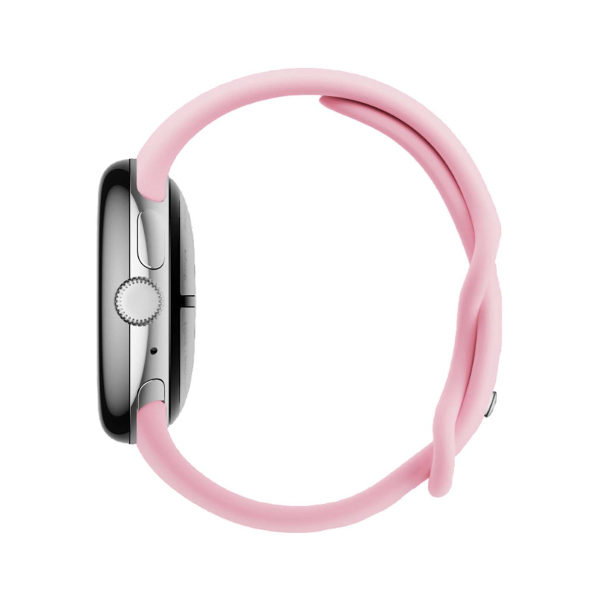 Часы Pixel Watch 3, 41 мм, Wi-Fi, Polished Silver/Rose Quartz, серебристый