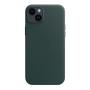 Чехол Leather Case MagSafe для Apple iPhone 14 Plus «Forest Green» Зеленый Чехол Leather Case MagSafe для Apple iPhone 14 Plus «Forest Green» Зеленый
