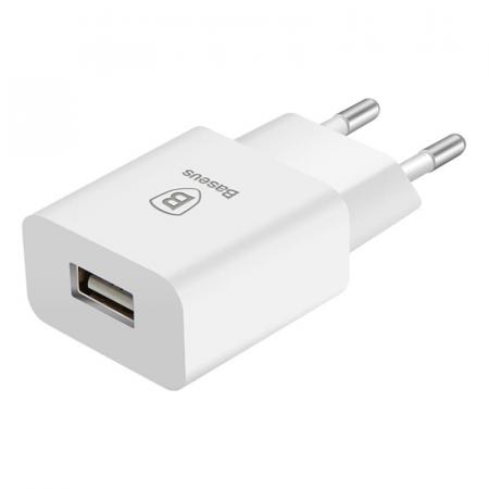 Сетевое зарядное устройство USB Baseus Letour Charger 2.1A (CCALL-E2A02) Белый Сетевое зарядное устройство USB Baseus Letour Charger 2.1A (CCALL-E2A02) Белый