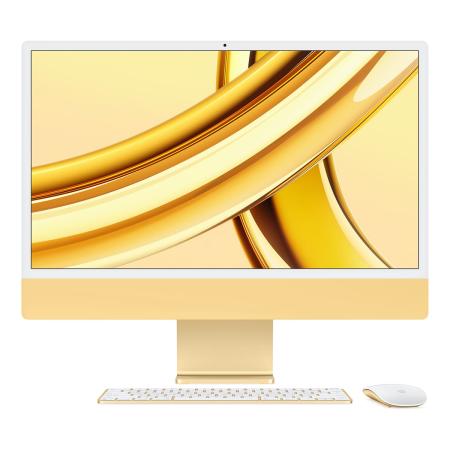 Apple iMac 24" (M3, 8C CPU, 10C GPU, 2023) Retina 4,5K, 8Gb, 512Gb SSD (MQRM3) Yellow, желтый Apple iMac 24" (M3, 8C CPU, 10C GPU, 2023) Retina 4,5K, 8Gb, 512Gb SSD (MQRM3) Yellow, желтый