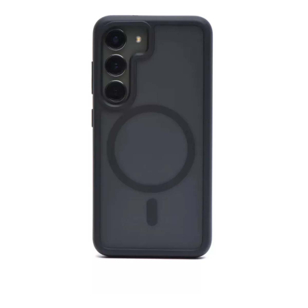 Чехол для Samsung S24 Plus/S25 Plus Silicone Case c MagSafe Black, черный Чехол для Samsung S24 Plus/S25 Plus Silicone Case c MagSafe Black, черный