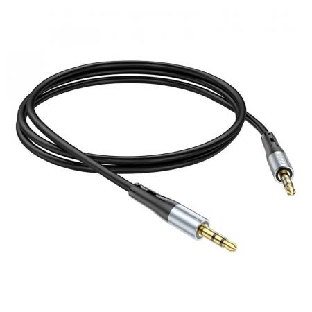 Кабель аудио AUX hoco. 3,5 мм jack, 1 м (UPA22) Черный Кабель аудио AUX hoco. 3,5 мм jack, 1 м (UPA22) Черный