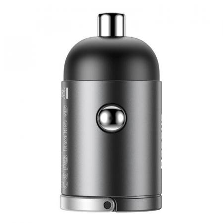 Автомобильная зарядка в прикуриватель быстрая Baseus Tiny Star Mini Quick Charge 30W VCHXXU QC 3.0 (VCHX-A0G) Черный Автомобильная зарядка в прикуриватель быстрая Baseus Tiny Star Mini Quick Charge 30W VCHXXU QC 3.0 (VCHX-A0G) Черный