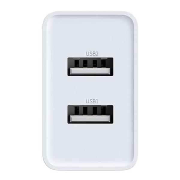 Сетевое зарядное устройство Baseus Speed Mini Dual USB Charger 10,5 Вт TC-012 (CCFS-R02) Белый