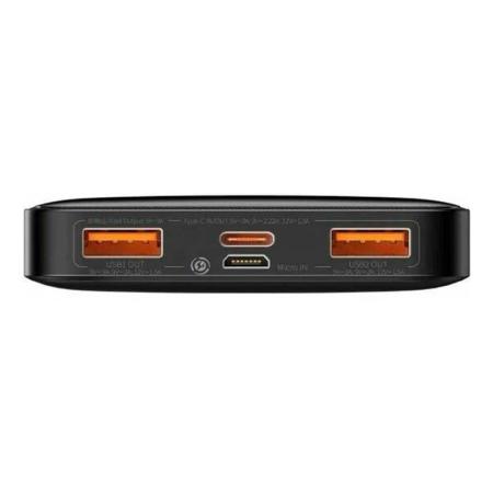 Внешний аккумулятор Baseus Bipow Digital Display Fast Charge Power Bank 10000mAh 20W Overseas Edition PPBD10K (PPBD050301) Черный Внешний аккумулятор Baseus Bipow Digital Display Fast Charge Power Bank 10000mAh 20W Overseas Edition PPBD10K (PPBD050301) Черный