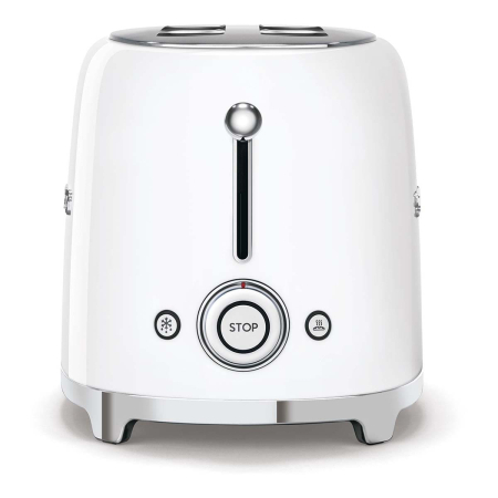 Тостер на 4 ломтика SMEG 50s style (TSF02WHEU) Белый Тостер на 4 ломтика SMEG 50s style (TSF02WHEU) Белый