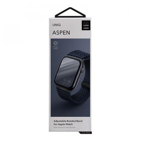 Ремешок UNIQ для Apple Watch 42/44/45 мм ASPEN Strap Braided (44MM-ASPOBLU) Синий Ремешок UNIQ для Apple Watch 42/44/45 мм ASPEN Strap Braided (44MM-ASPOBLU) Синий