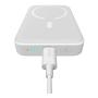 Внешний аккумулятор Baseus Magnetic Mini Wireless Fast Charge power bank с поддержкой беспроводной зарядки 10000mAh 20W (PPCX030002) Белый Внешний аккумулятор Baseus Magnetic Mini Wireless Fast Charge power bank с поддержкой беспроводной зарядки 10000mAh 20W (PPCX030002) Белый