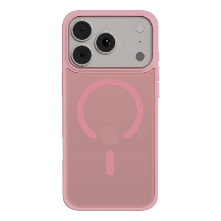 Чехол для iPhone 18 Pro Max с MagSafe AceCase Soft Rim Розовый