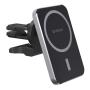 Автомобильный держатель Deppa Mage Safe Qi для iPhone, магнитный (55185) Черный Автомобильный держатель Deppa Mage Safe Qi для iPhone, магнитный (55185) Черный
