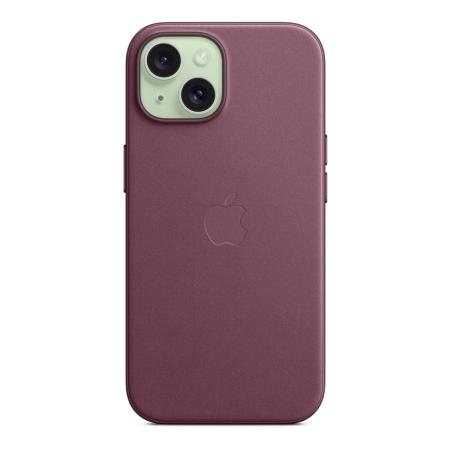 Чехол FineWoven Case для Apple iPhone 15 с MagSafe Mulberry, фиолетовый Чехол FineWoven Case для Apple iPhone 15 с MagSafe Mulberry, фиолетовый