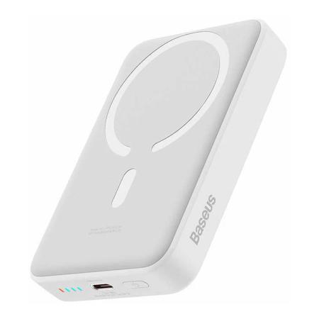 Внешний аккумулятор Baseus Magnetic Mini Wireless Fast Charge Power Bank 10000mAh 30W с поддержкой беспроводной зарядки PPCX110202 (PPCXM1030) Белый Внешний аккумулятор Baseus Magnetic Mini Wireless Fast Charge Power Bank 10000mAh 30W с поддержкой беспроводной зарядки PPCX110202 (PPCXM1030) Белый