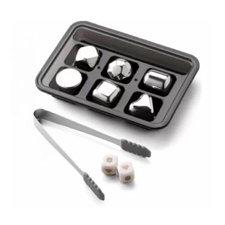 Охлаждающие камни для напитков Circle Joy Ice Cubes (CJ-BK02) Серебристый Охлаждающие камни для напитков Circle Joy Ice Cubes (CJ-BK02) Серебристый