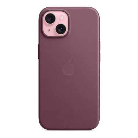Чехол FineWoven Case для Apple iPhone 15 с MagSafe Mulberry, фиолетовый Чехол FineWoven Case для Apple iPhone 15 с MagSafe Mulberry, фиолетовый