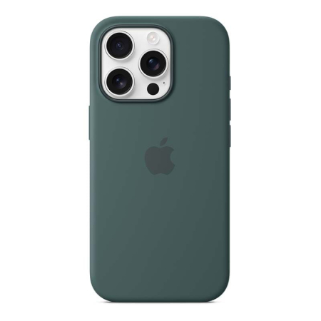 Чехол Silicone Case для Apple iPhone 16 Pro с MagSafe Dark Green, темно-зеленый Чехол Silicone Case для Apple iPhone 16 Pro с MagSafe Dark Green, темно-зеленый