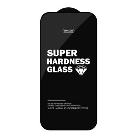 Защитное стекло для iPhone 15 Pro Max SupGlass XC-10 Corning Glass Screen Protector, черное Защитное стекло для iPhone 15 Pro Max SupGlass XC-10 Corning Glass Screen Protector, черное