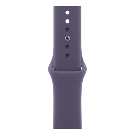 Apple Watch Series 11, 42 мм корпус из алюминия цвета «Rose Gold», ремешок Sport Band размера S/M цвета «Purple Fog»