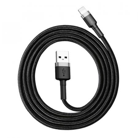 USB кабель Baseus Kevlar Cable разъем Lightning (CALKLF-BG1) Черный USB кабель Baseus Kevlar Cable разъем Lightning (CALKLF-BG1) Черный