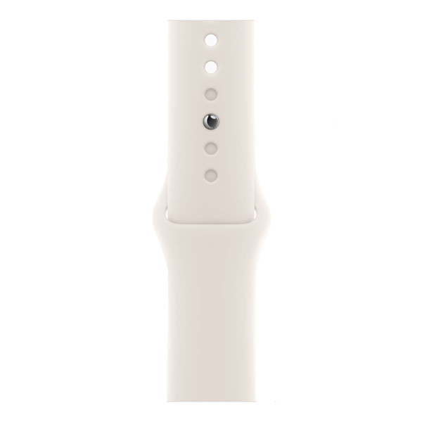 Apple Watch SE 3 (2025), 44 мм корпус из алюминия цвета «Midnight», ремешок Sport Band размера S/M цвета «Starlight» Apple Watch SE 3 (2025), 44 мм корпус из алюминия цвета «Midnight», ремешок Sport Band размера S/M цвета «Starlight»