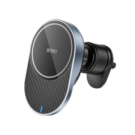Автомобильный держатель с беспроводной зарядкой WiWU Strong Magnetic Wireless Charging Car Mount + Charging Cable (CH-315) Черный Автомобильный держатель с беспроводной зарядкой WiWU Strong Magnetic Wireless Charging Car Mount + Charging Cable (CH-315) Черный