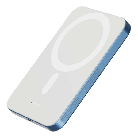 Внешний аккумулятор Pitaka Aramid Fiber Magnetic Power Bank Moonrise на 5000mAh, синий Внешний аккумулятор Pitaka Aramid Fiber Magnetic Power Bank Moonrise на 5000mAh, синий