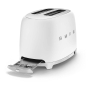 Тостер на 2 ломтика SMEG 50s style (TSF01WHMEU) Белый матовый Тостер на 2 ломтика SMEG 50s style (TSF01WHMEU) Белый матовый