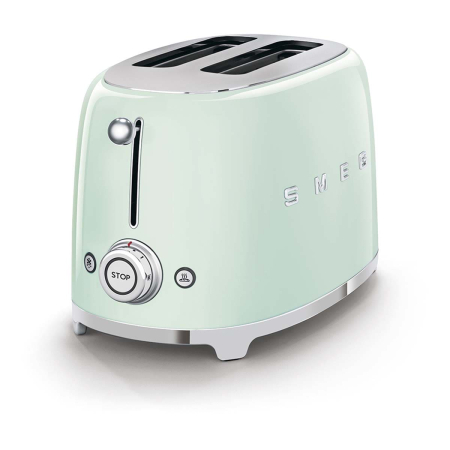 Тостер на 2 ломтика SMEG 50s style (TSF01PGEU) Пастельный зеленый Тостер на 2 ломтика SMEG 50s style (TSF01PGEU) Пастельный зеленый