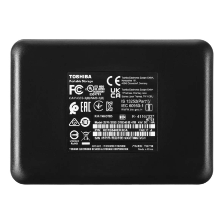 Внешний жесткий диск Toshiba Canvio Basic 2.5", 4Tb (HDTB540EK3CA) черный Внешний жесткий диск Toshiba Canvio Basic 2.5", 4Tb (HDTB540EK3CA) черный
