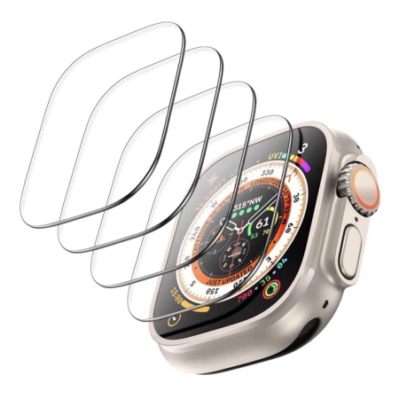 Защитное стекло для Apple Watch 45 мм WiWU Watch Film (JD-107) Прозрачный Защитное стекло для Apple Watch 45 мм WiWU Watch Film (JD-107) Прозрачный