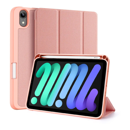Чехол книжка для iPad Pro 11" M4 Dux Ducis Domo Series Pink, розовый