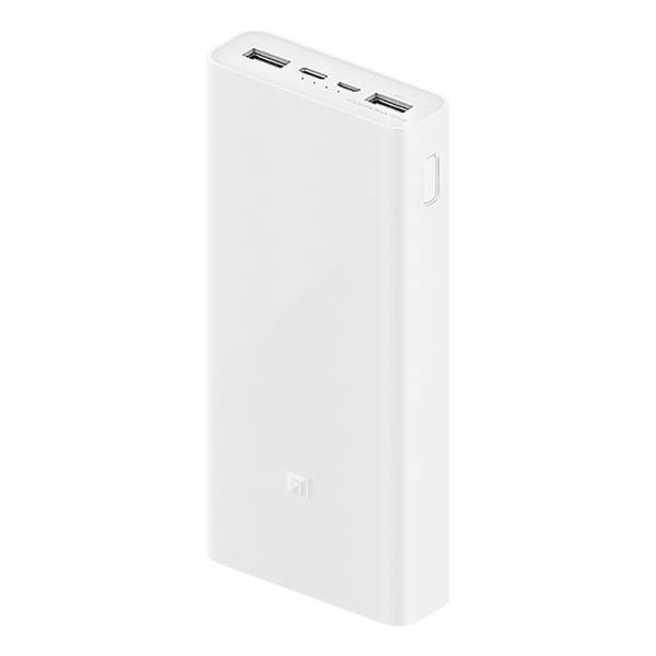 Портативный аккумулятор Xiaomi Mi Power Bank 3 20000mAh 18W (PLM18ZM) Белый Портативный аккумулятор Xiaomi Mi Power Bank 3 20000mAh 18W (PLM18ZM) Белый