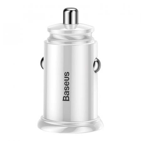 АЗУ Baseus 2 USB Quick Charger 30W Circular Plastic A+A Dual QC3.0 (CCALL-YD02) Белый АЗУ Baseus 2 USB Quick Charger 30W Circular Plastic A+A Dual QC3.0 (CCALL-YD02) Белый