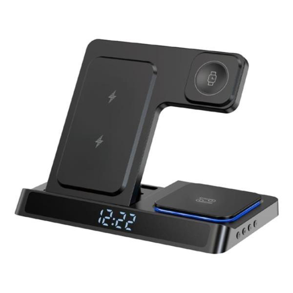 Беспроводное зарядное устройство WiWU Power Air 5в1 Wireless Charger (Wi-W006) Black, черный