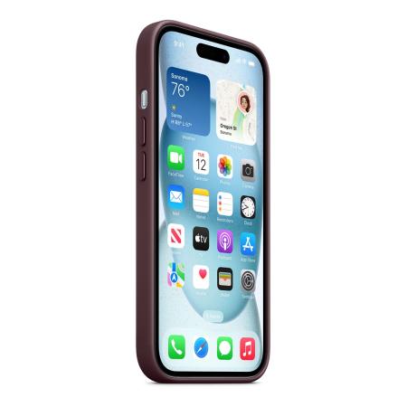 Чехол FineWoven Case для Apple iPhone 15 с MagSafe Mulberry, фиолетовый Чехол FineWoven Case для Apple iPhone 15 с MagSafe Mulberry, фиолетовый
