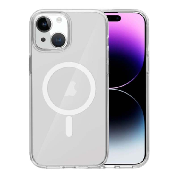 Чехол для iPhone 15 с Magsafe Mutural Jingtou Series Прозрачный