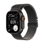 Apple Watch Ultra 3 (2025), 49 мм корпус из титана цвета «Black», ремешок Titanium Milanese Loop размера M цвета «Black» Apple Watch Ultra 3 (2025), 49 мм корпус из титана цвета «Black», ремешок Titanium Milanese Loop размера M цвета «Black»