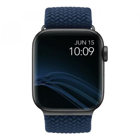 Ремешок UNIQ для Apple Watch 42/44/45 мм ASPEN Strap Braided (44MM-ASPOBLU) Синий Ремешок UNIQ для Apple Watch 42/44/45 мм ASPEN Strap Braided (44MM-ASPOBLU) Синий