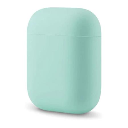 Чехол для Apple AirPods 1/2 Silicone Case Pale Green, бледно-зеленый Чехол для Apple AirPods 1/2 Silicone Case Pale Green, бледно-зеленый