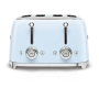 Тостер на 4 ломтика SMEG 50s style (TSF03PBEU) Пастельный голубой Тостер на 4 ломтика SMEG 50s style (TSF03PBEU) Пастельный голубой