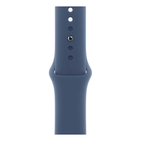 Apple Watch SE (2024), 40 мм корпус из алюминия цвета «Silver», ремешок Sport Band размера M/L цвета «Denim» Apple Watch SE (2024), 40 мм корпус из алюминия цвета «Silver», ремешок Sport Band размера M/L цвета «Denim»