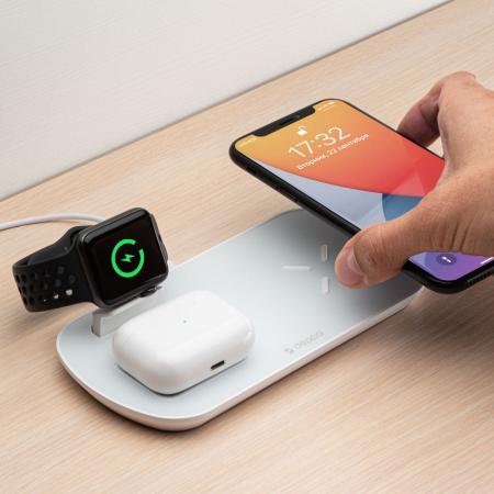 Зарядная станция Deppa 3в1 17,5W (24010) White, белый Зарядная станция Deppa 3в1 17,5W (24010) White, белый