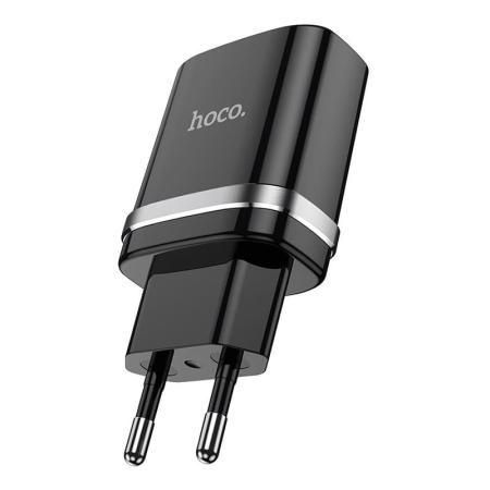 Сетевое зарядное устройство hoco. USB Indicator single port safety charger (N1) Черный Сетевое зарядное устройство hoco. USB Indicator single port safety charger (N1) Черный