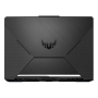 Ноутбук 15.6" ASUS TUF A15 FA506NCG-HN218 (90NR0JF7-M00JD0) AMD Ryzen 7 7445HS, 16Gb DDR5, SSD 512Gb, NVIDIA GeForce RTX 3050 4Gb, IPS, DOS Graphite Black, тёмно-серый