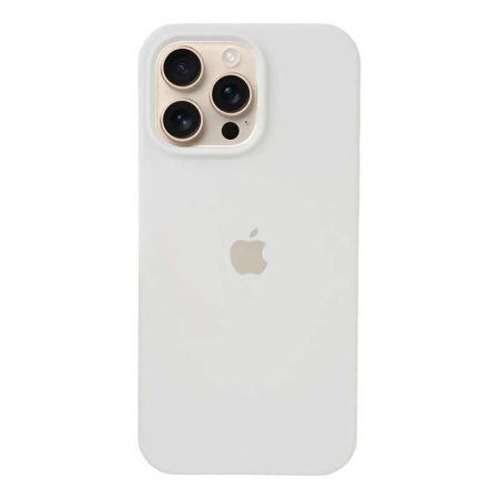 Чехол Silicone Case для Apple iPhone 16 Pro Max White, белый Чехол Silicone Case для Apple iPhone 16 Pro Max White, белый